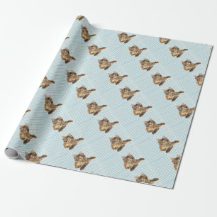 Cat, Maine Coon Wrapping Paper