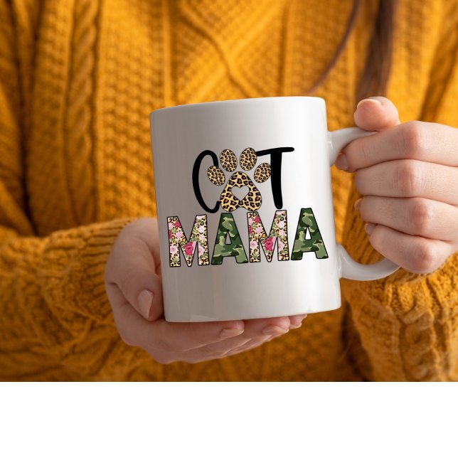 Cat Mama Cat Mum Shirt Coffee Mug (Creator Uploaded)