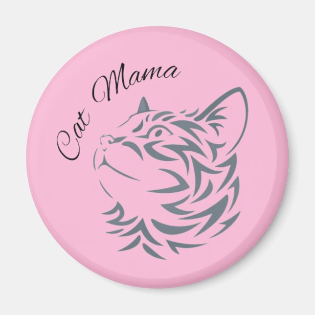 Cat Mama       Magnet (Front)
