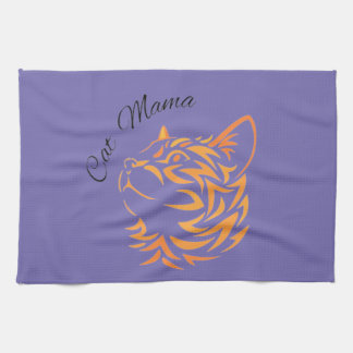 Cat Mama  Tea Towel