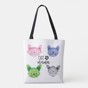 Cat Mama Tote Bag - Custom Personalised Gift