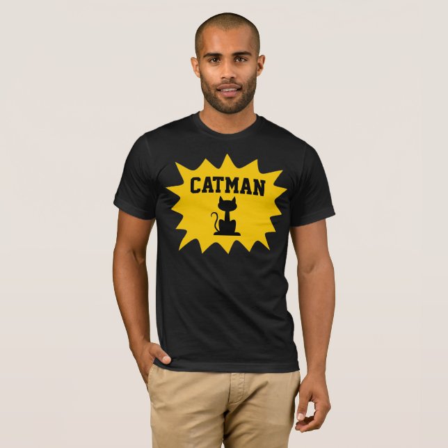 CAT MAN CATMAN MENS T-Shirt (Front Full)