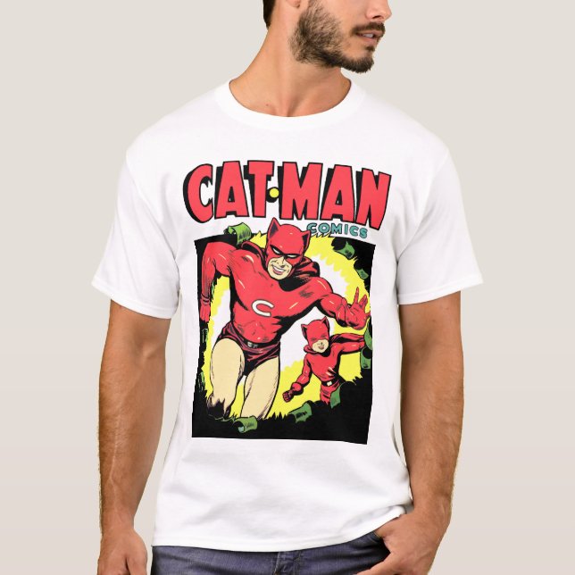 Cat-Man Comics: June 1942 T-Shirt (Front)