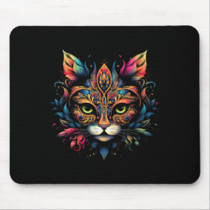 Cat Mardi Gras 1 Mouse Pad