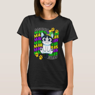 Cat Mardi Gras Headband Mardi Gras Accessories Dec T-Shirt