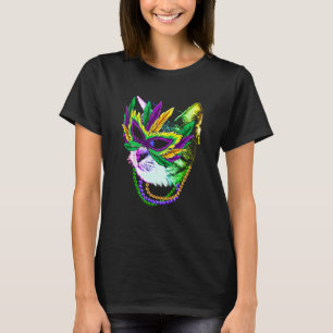 Cat Mardi Gras T-Shirt