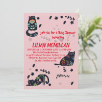 CAT ME IF YOU CAT FUNNY INVITATION