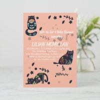 CAT ME IF YOU CAT FUNNY INVITATION