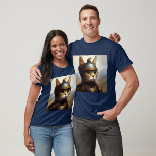Cat Mediaeval Knight T-Shirt