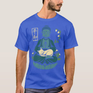 Cat Meditation Buddhism Buddha T-Shirt