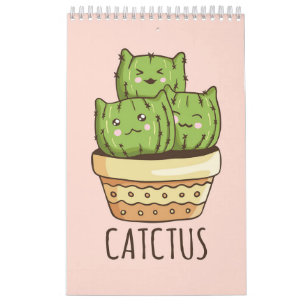 Cat Meets Cactus Calendar