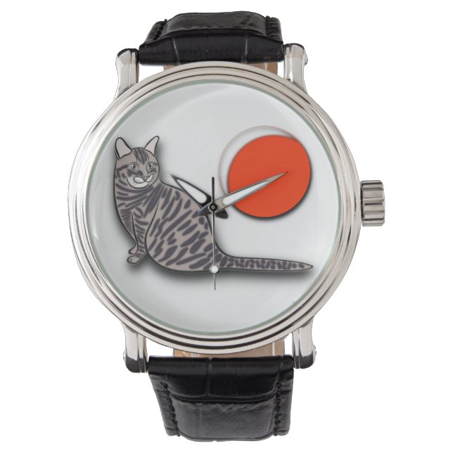 Cat Meets the Full Moon Watch (Front)