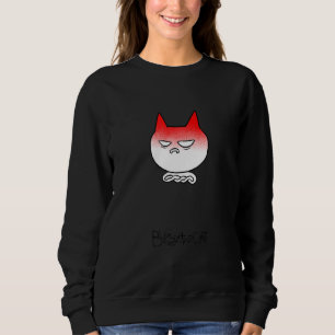Cat Meme Anger Angry 1 Sweatshirt