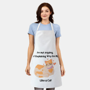 cat meme designs apron