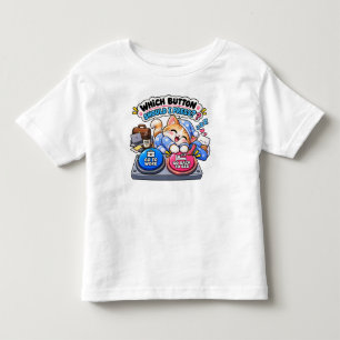Cat Meme Funny Cute Cat Humour Design Toddler T-Shirt