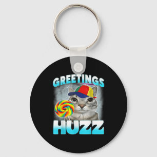 Cat Meme Funny Key Ring