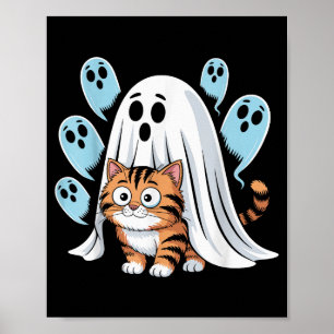 Cat Meme Funny Soky Halloween Kitty Poster