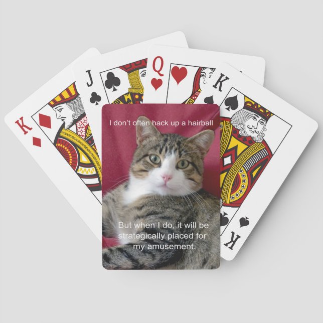 Cat Meme Playing Cards (Back)