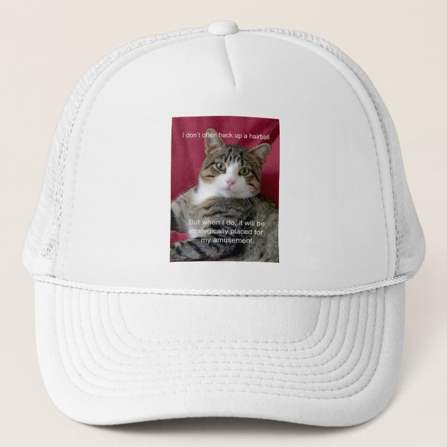 Cat Meme Trucker Hat (Front)
