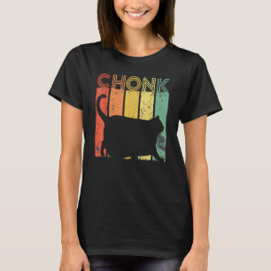 Cat Meme Vintage Chonk Cat Cat T-Shirt