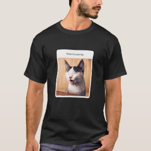 Cat Meme When I M Carving Craftsman Art T-Shirt