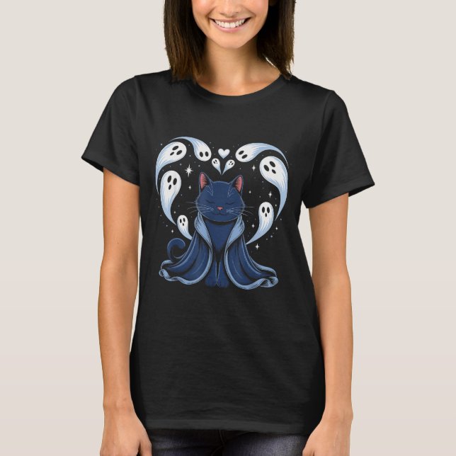 Cat Meme Wizard Soky Fantasy Kitty  T-Shirt (Front)