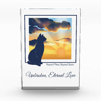Cat Memorial Acrylic Photo Block
