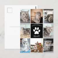 Cat Memorial Custom Photo Collage In Loving Memory