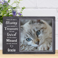 Cat Memorial Gift - Pet Sympathy Gift - Pet Loss