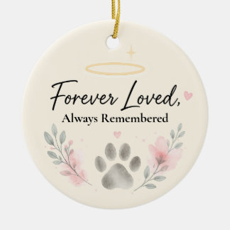 Cat Memorial Ornament – Personalised