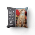 Cat Memorial Photo Sympathy Keepsake - Pet Loss