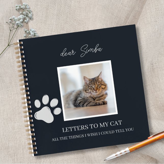 Cat Memorial Remembrance Pet Loss Grief Journal  (Cat Memorial )