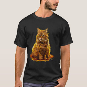 Cat Men Woman Aesthetic Gold Honey Cat T-Shirt