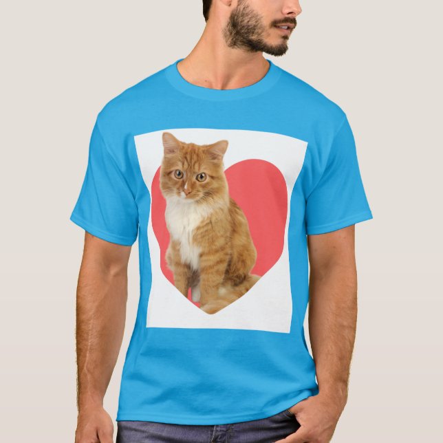 Cat Men's T-Shirt  (Front)
