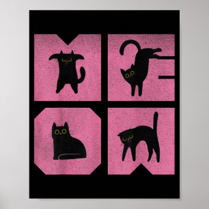 Cat - Meow Art  Poster