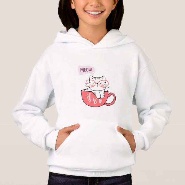 cat meow in a cup  (Front)