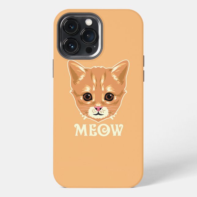 Cat Meow  iPhone Case (Back)