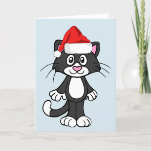 CAT MEOWY CHRISTMAS CARD