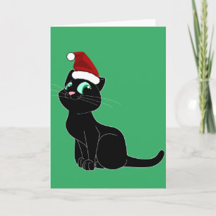 CAT MEOWY CHRISTMAS Greeting Card