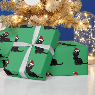 CAT MEOWY CHRISTMAS WRAPPING PAPER