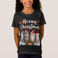 Cat Meowy Family Matching Christmas Pyjamas Santa