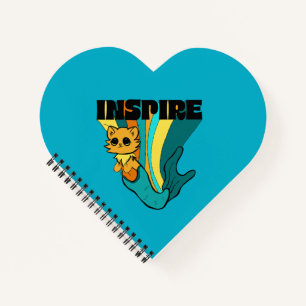 Cat Mermaid ASL Inspire Spiral Photo Notebook