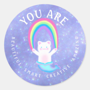Cat Mermaid - Stickers Sparkle