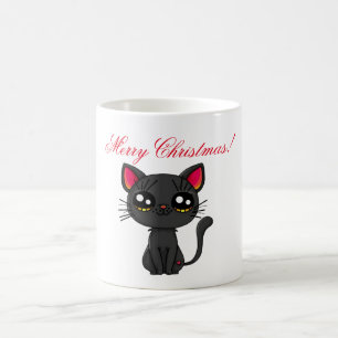 Cat Merry Christmas Coffee Mug