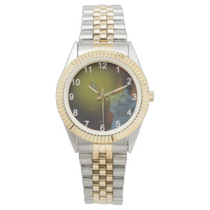 Cat Mesmerised By Butterfly, Unisex Wristwatch