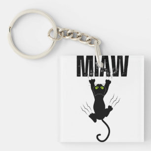 Cat  miaw key ring