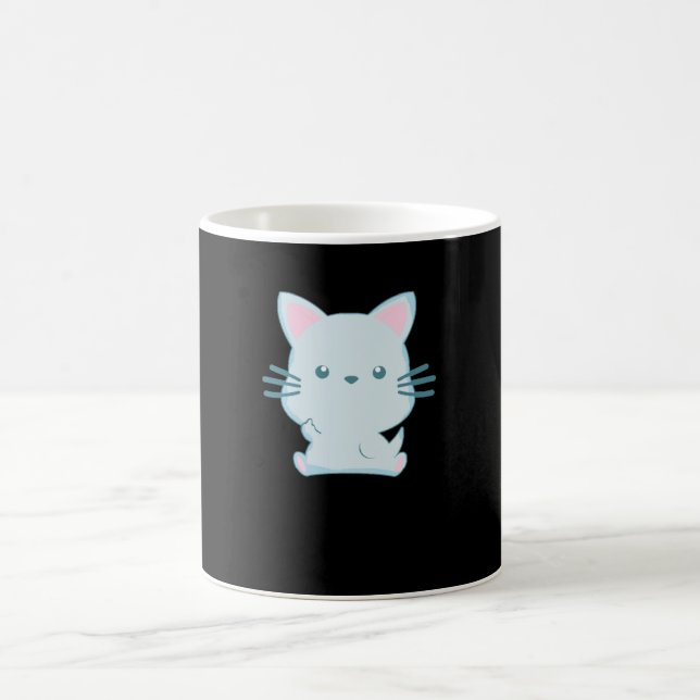 Cat Middle Finger Coffee Mug (Center)