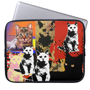 cat mix laptop sleeve