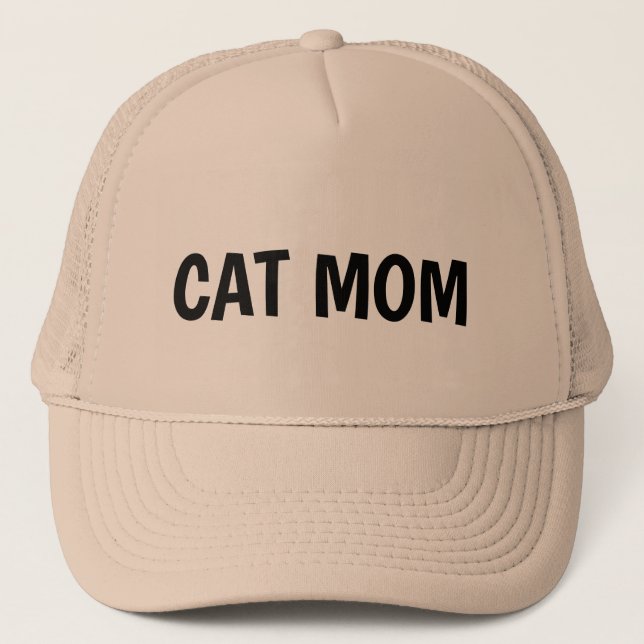 CAT MOM BALL CAPS HATS (Front)