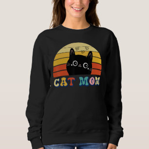 Cat Mom Cat  Mother s Day Mom Women Mothers Sweatshirt